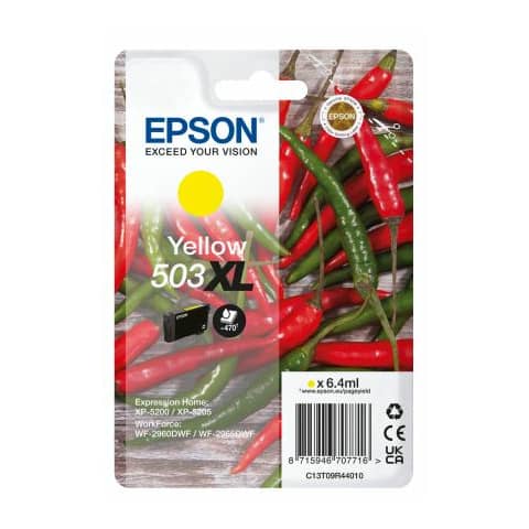 Cartuccia Epson Peperoncino 503XL - giallo - C13T09R44010